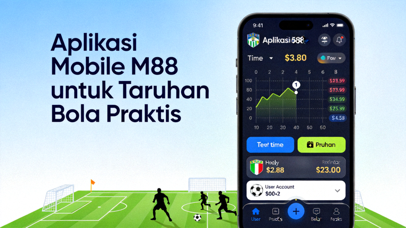 Aplikasi Mobile M88 untuk Taruhan Bola Praktis